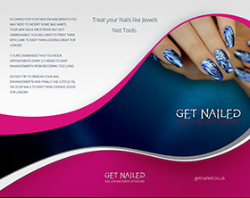Invisible Inc. Web Design and Graphic - Get Nailed Flyer
